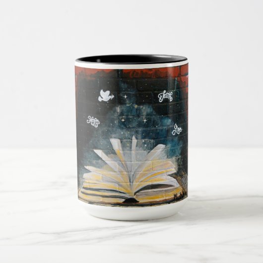 信仰、希望、愛コーヒーマグ マグカップ (中央)