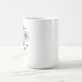 信仰、希望、愛、そしてデイジー コーヒーマグ コーヒーマグカップ (中央)