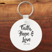 信仰、希望、愛 キーホルダー (正面)