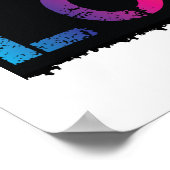 信仰、希望、愛(グランジ) ポスター (角)