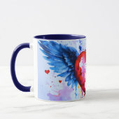 信仰。希望。愛。コーヒーマグ マグカップ (左)