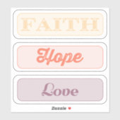 信仰、希望、愛 シール (シート)