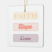 信仰、希望、愛 セラミックオーナメント (左)