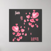 "信仰、希望、愛"チスティアン キャンバスプリント (正面)