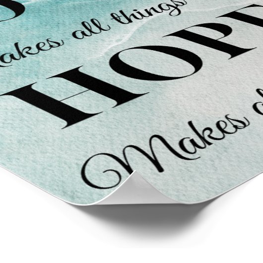 信仰、希望、愛 ポスター (角)