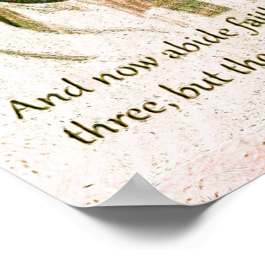 信仰、希望、愛 ポスター (角)