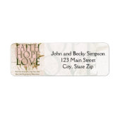 信仰、希望、愛 ラベル (正面)