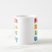 信仰 希望 愛 平和 コーヒーマグカップ (中央)