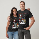信仰 希望 愛 雪だるま イエス ノギワギ クリスチャン Tシャツ (ユニセックス)