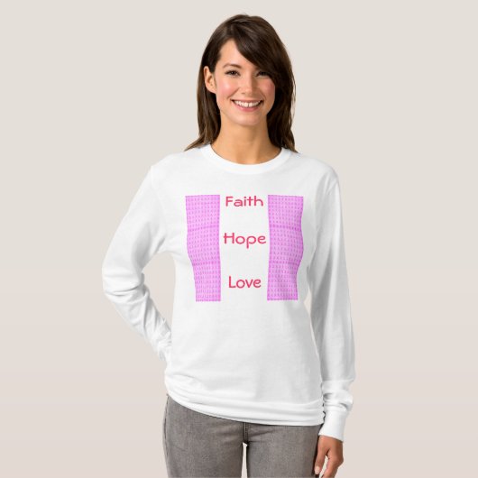 信仰、希望+愛 Tシャツ (正面フル)