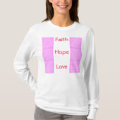 信仰、希望+愛 Tシャツ (正面)