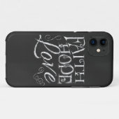 信仰、希望、愛Chalkboard iPhone 5/5Sケース Case-Mate iPhoneケース (裏面(横))