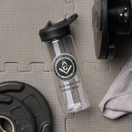 信仰、希望、慈善の銀フリーメーソン兄弟 ウォーターボトル