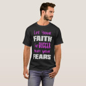 信仰 恐怖 聖書 言葉 神 イスカリア ヨセフ 祈り 再 Tシャツ (正面フル)