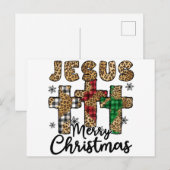 信仰 愛 クリスマス イエス 神 休日の喜び (正面/裏面)