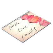 信仰、愛、家族その他に何が必要か。 ノートブック (左側)