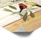 信仰、愛、希望の鳥 ポスター (角)