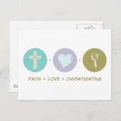 信仰・愛・捜査 ポストカード (正面/裏面)