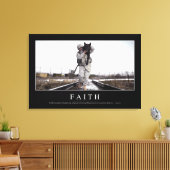 信仰：感動的引用文 キャンバスプリント (インサイチュ (リビング))