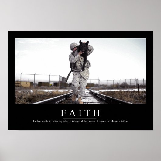 信仰:感動的引用文 ポスター (正面)