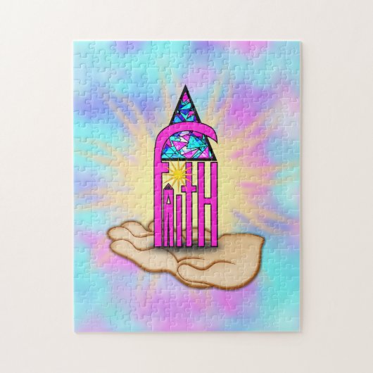 信仰 〜 礼拝堂 ジグソーパズル (縦)