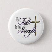 信仰 缶バッジ (正面)