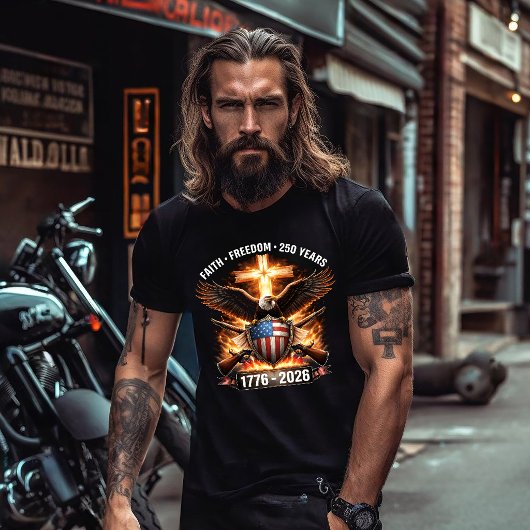 信仰、自由、250年 Tシャツ