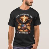 信仰、自由、250年 Tシャツ (正面)