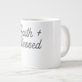 信仰+ 賛美. ジャンボコーヒーマグカップ (正面右)