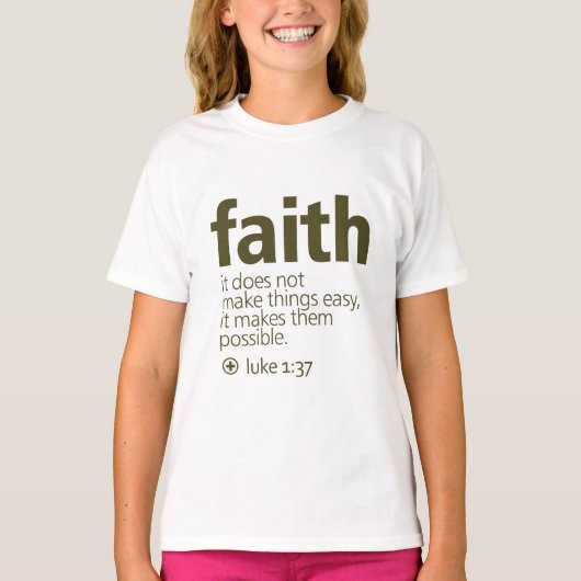 信仰 Tシャツ (正面)