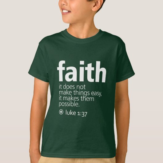 信仰 Tシャツ (正面)