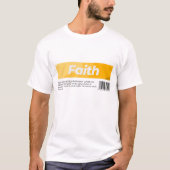 信仰 Tシャツ (正面)