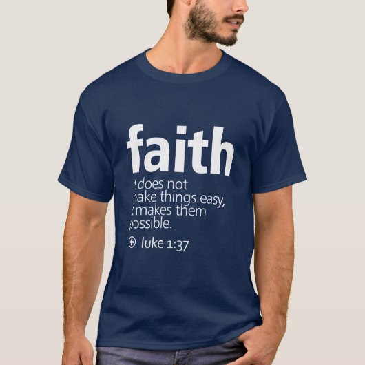 信仰 Tシャツ (正面)