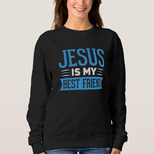 信仰Love God Lord Hope Jesus Religion Christ Chr スウェットシャツ (正面)