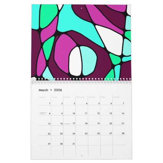 信保仰カレンダー カレンダー (3月 2026)