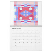 信保仰 – 主を信頼せよ（青い赤） カレンダー (2月 2027)