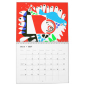 信保仰 – 主を信頼せよ（青い赤） カレンダー (3月 2027)