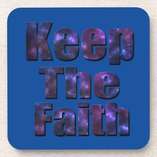 信保教、宗教のロゴ コースター (正面)