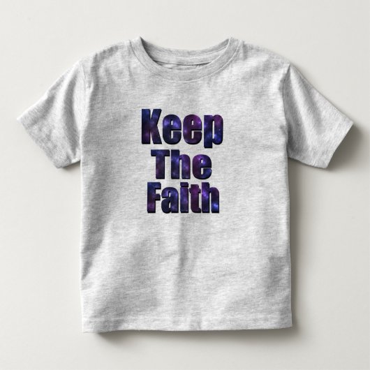 信保教、宗教のロゴ トドラーTシャツ (正面)