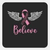 信信じ伝乳がん認識度 スクエアシール (正面)