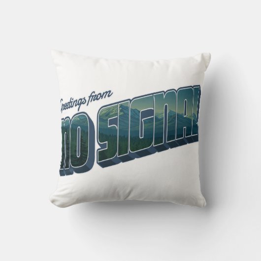 信号なしメッセージ クッション (正面)