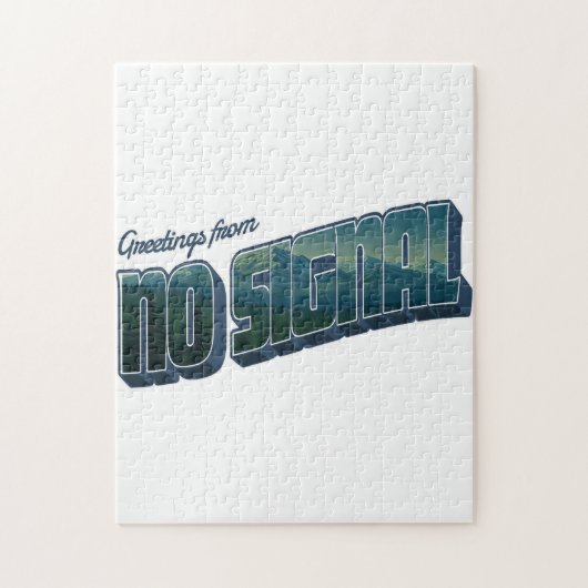 信号なしメッセージ ジグソーパズル (縦)