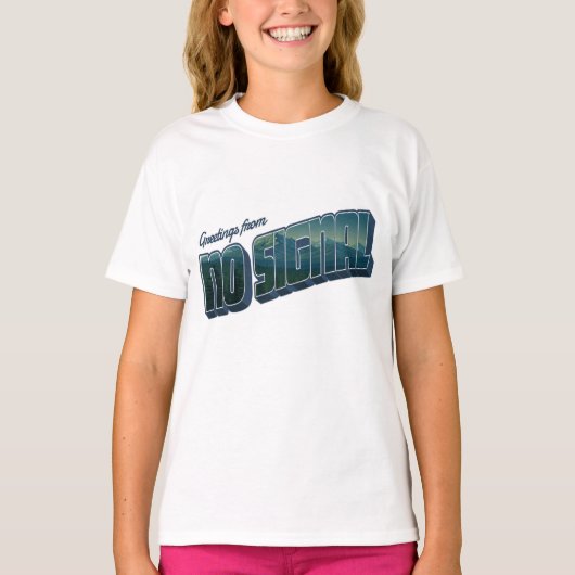 信号なしメッセージ Tシャツ (正面)