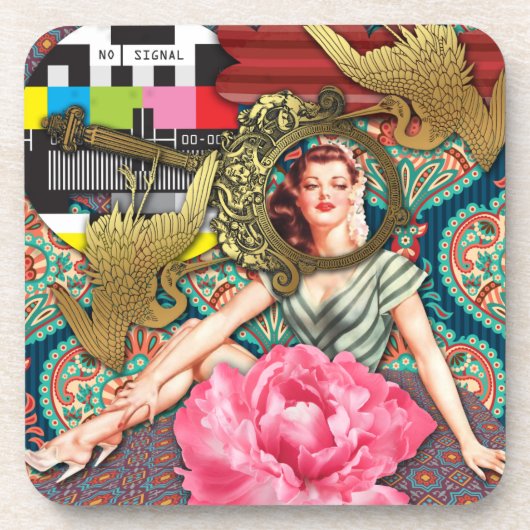 信号なし – 生意気な女性 コースター (正面)