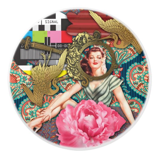 信号なし – 生意気な女性 セラミックノブ (正面)