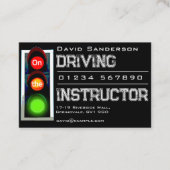 信号による運転インストラクター 名刺 (正面)