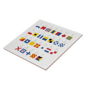 信号のアルファベットの国際的なコード タイル (側面)