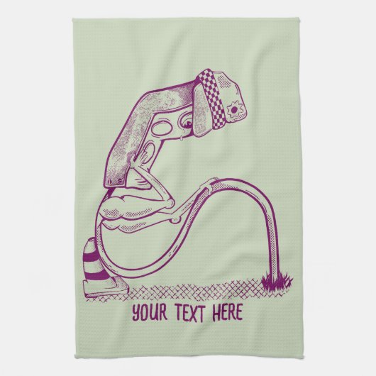 信号の低下 キッチンタオル (縦)