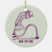 信号の低下 セラミックオーナメント (裏面)