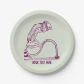 信号の低下 ペーパープレート (正面)